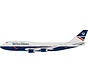 B747-400 British Airways retro Landor livery G-BNLY 1:200 with stand