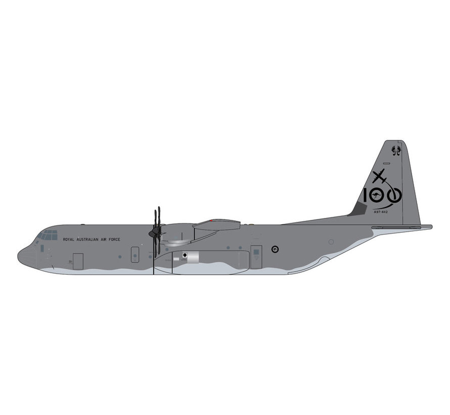 C130J-30 Super Hercules RAAF 100 years A97-442 1:400