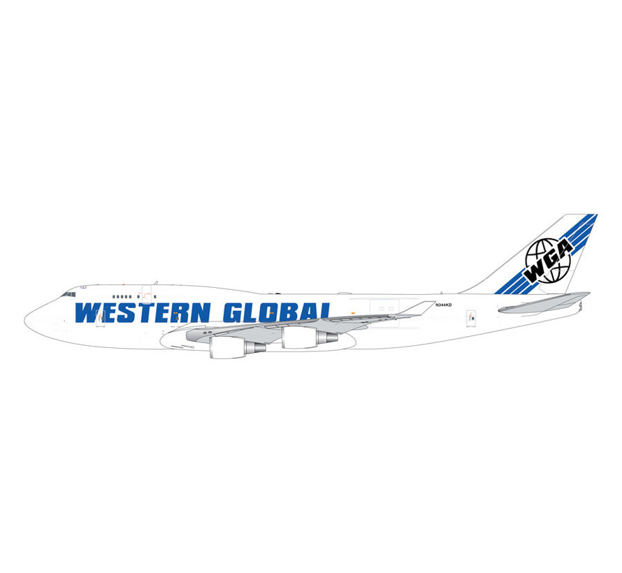 B747-400BCF Western Global N344KD 1:400