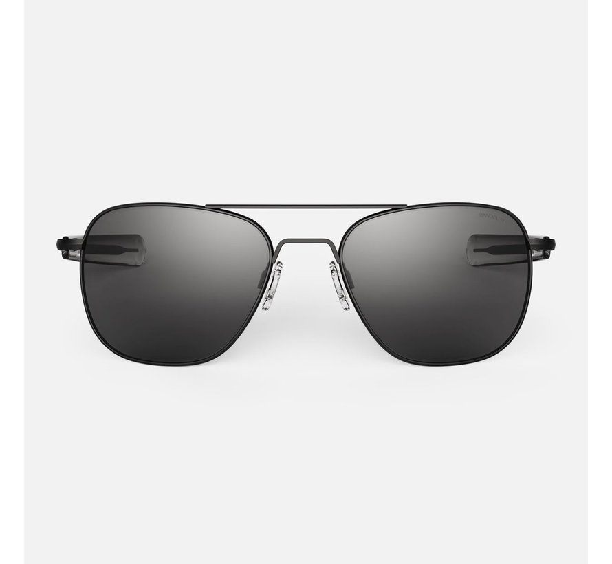 Aviator Matte Black Skytec™ American Gray