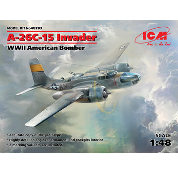 ICM Model Kits Douglas A26C-15 Invader, WWII American Bomber 1:48