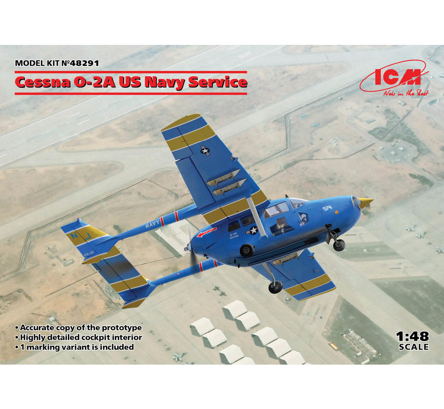 Cessna O-2A Skymaster US Navy Service 1:48