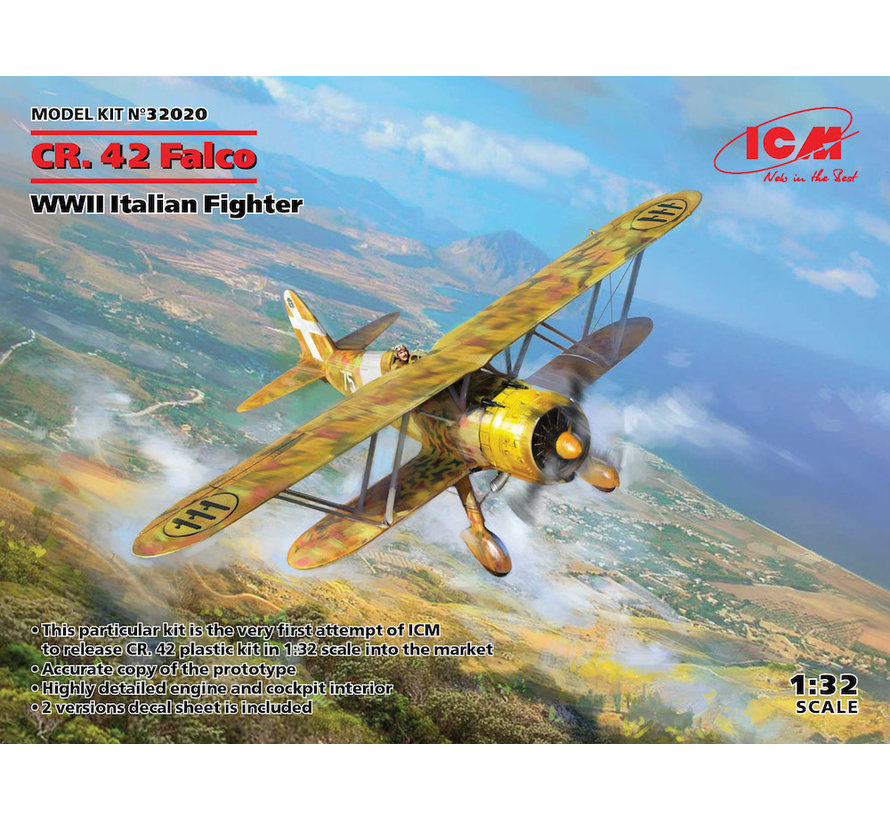 Fiat CR42 Falco, WWII Italian Fighter 1:32