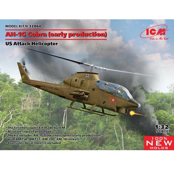 ICM Model Kits Bell AH-1G Cobra (early production) US Attack Helicopter 1:32