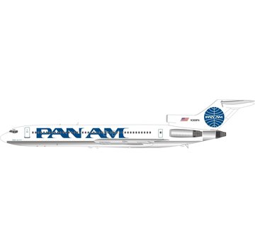 InFlight B727-200 Pan Am Clipper Goodwill billboard N368PA 1:200 with stand