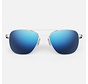 Aviator Matte Chrome Skyforce™ Polarized Atlantic Blue