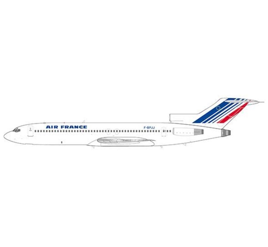 B727-200 Air France F-BPJJ 1:200 with stand