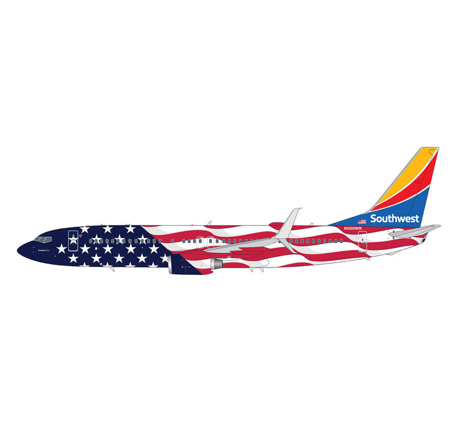 B737-800W Southwest Freedom One N500WR 1:200