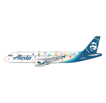 Gemini Jets A320 Alaska Airlines Fly With Pride N854VA 1:400