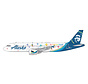 A320 Alaska Airlines Fly With Pride N854VA 1:400