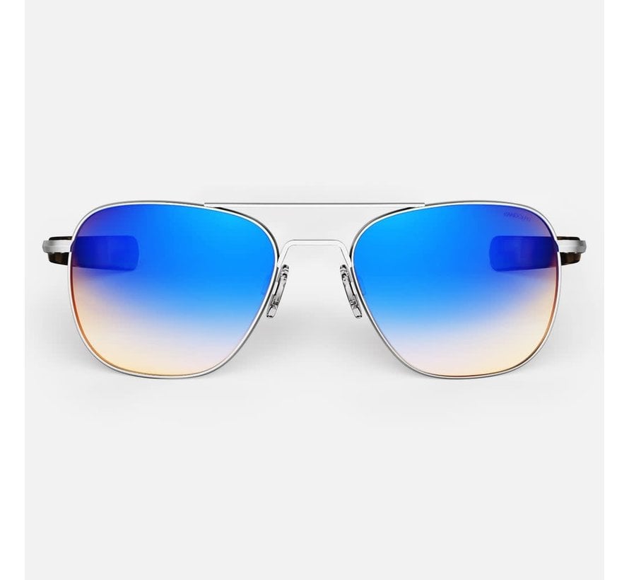 Aviator Matte Chrome Skyforce Air™ Polarized Northern Lights