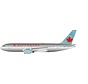 B767-200 Air Canada Sparkling Silver bare metal C-GDSP 1:200 with stand