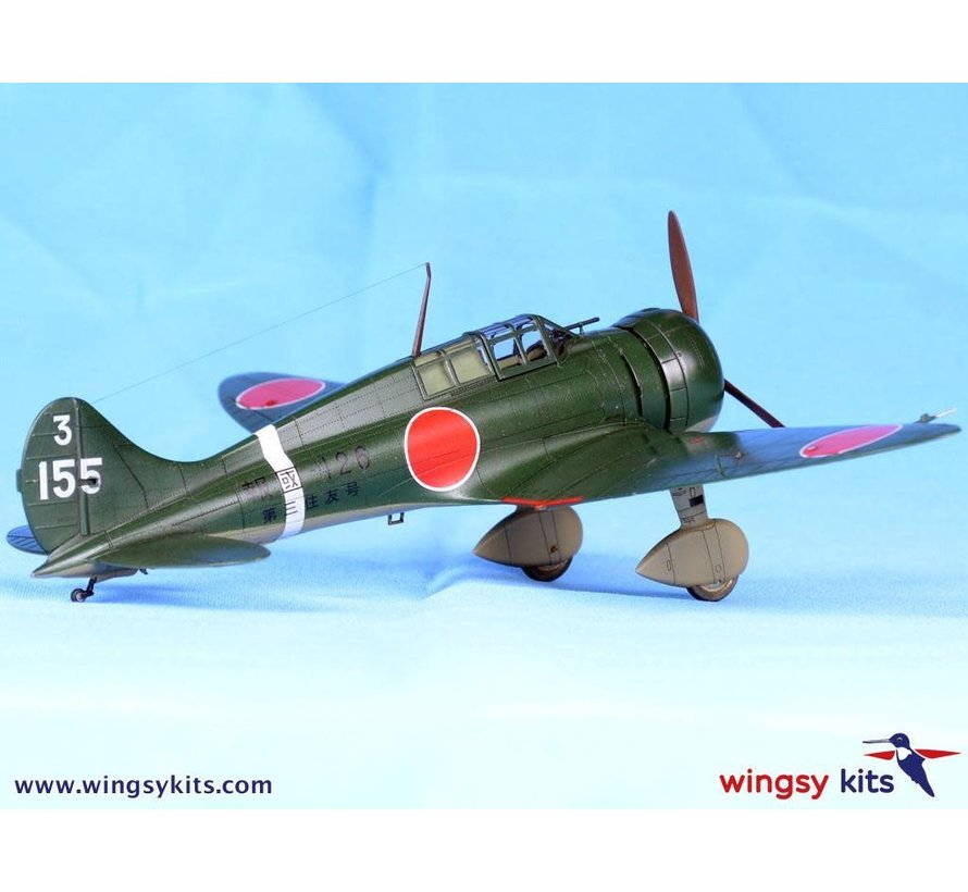 WINGSY Mitsubishi A5M2b "Claude" (early version) IJN Type 96 carrier-based fighter II 1:48
