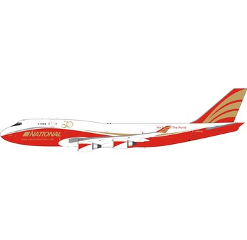 InFlight B747-400BCF National 30th Anniversary N936CA 1:200 with stand