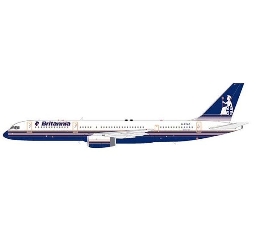 B757-200 Britannia Airways G-BYAC 1:200 with stand