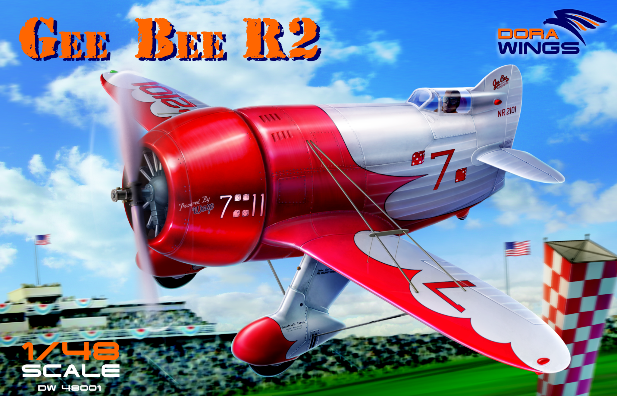 Gee Bee R2 1932 Super Sportster 1:48
