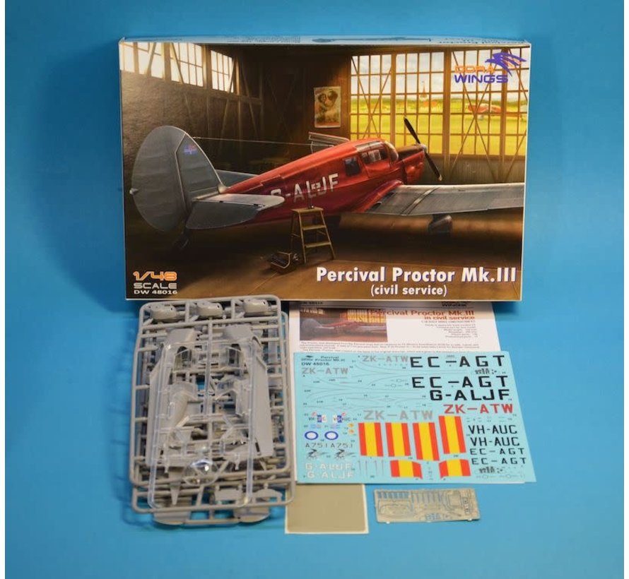 Percival Proctor Mk.III in civil service 1:48