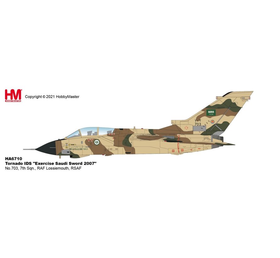 Tornado IDS 7 Sqn.Royal Saudi Air Force Ex.Saudi Sword 2007 1:72