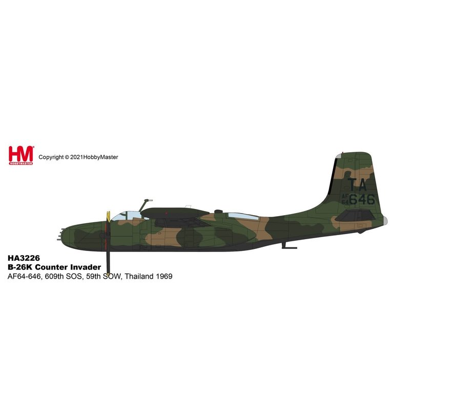 B26K Counter Invader 609SOS 59SOW TA  USAF 1:72