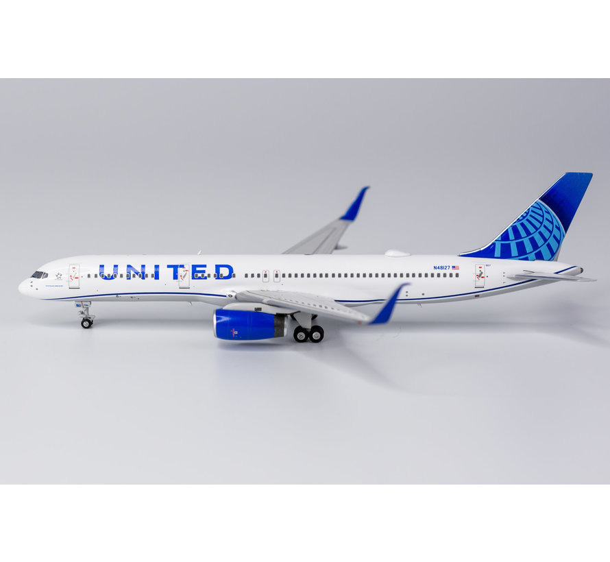 B757-200W United 2019 eco-blue livery N48127 1:400