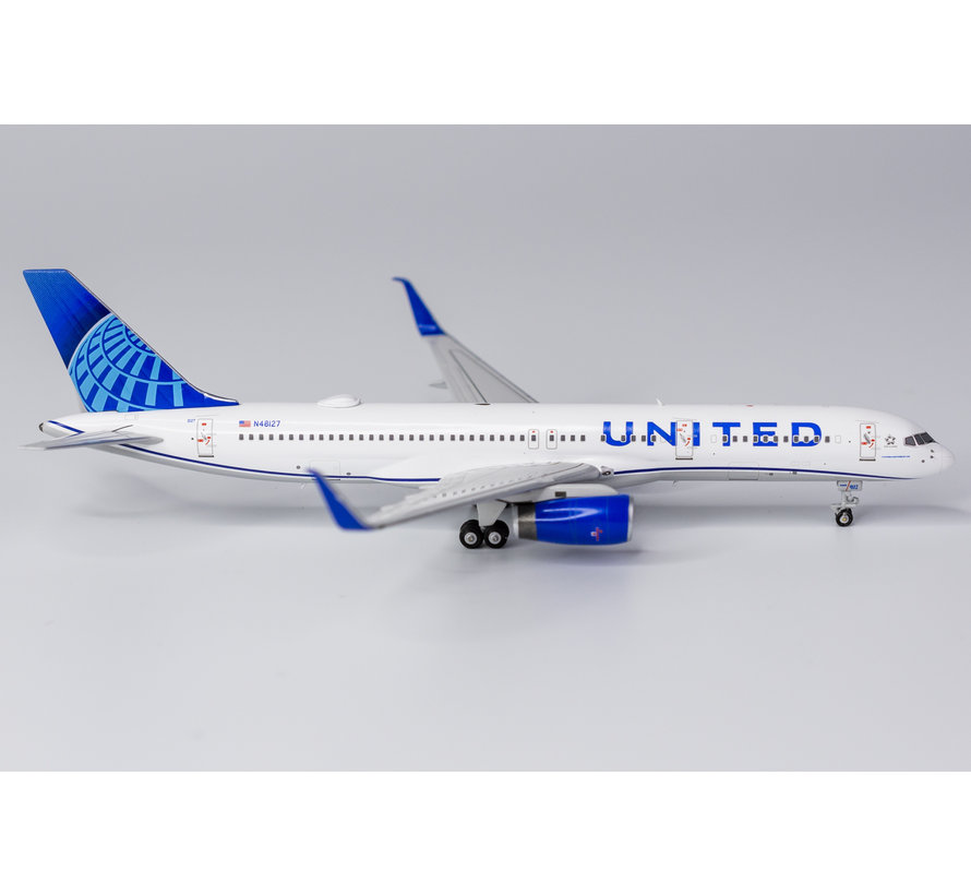 B757-200W United 2019 eco-blue livery N48127 1:400