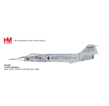 Hobby Master F104G Starfighter 7FS ROCAF 4301 1:72