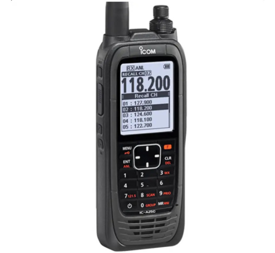 ICA25C Transceiver VHF Airband Handheld Sport