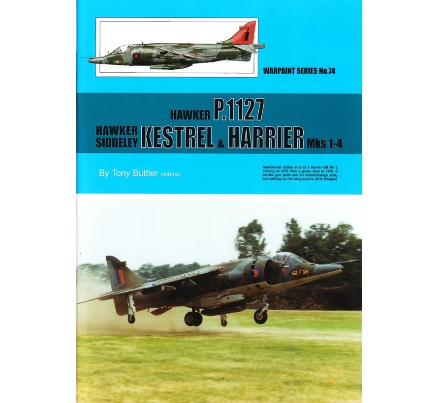 Hawker P1127, Kestrel & Harrier: Warpaint #74 SC