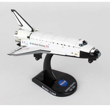 Postage Stamp Models Space Shuttle Atlantis NASA 1:300 with stand