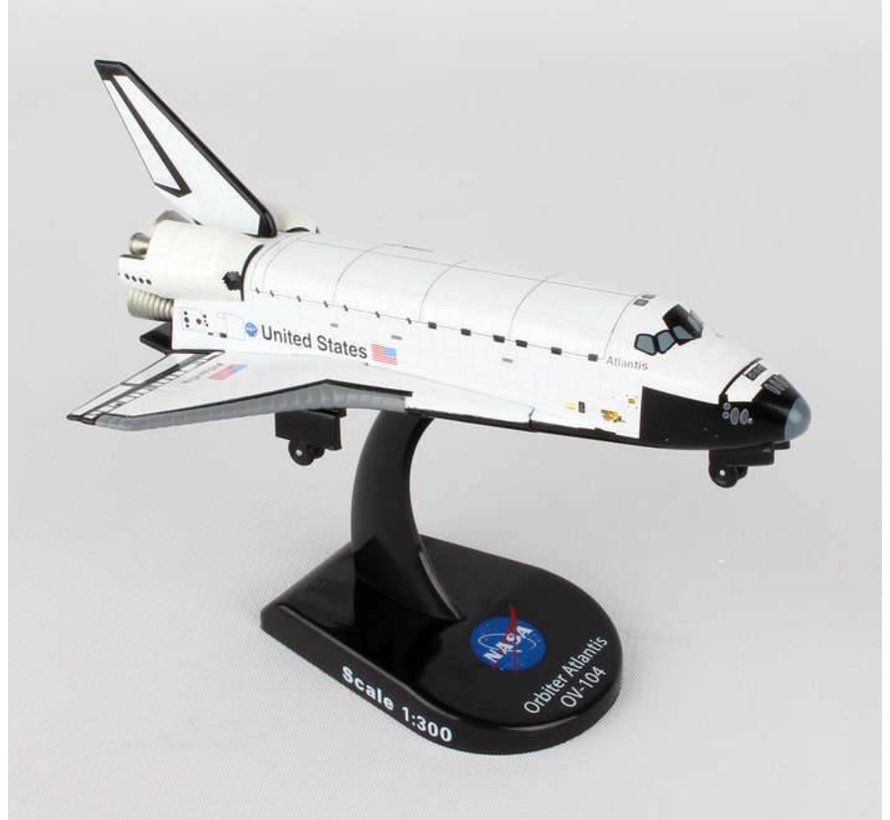 Space Shuttle Atlantis NASA 1:300 with stand
