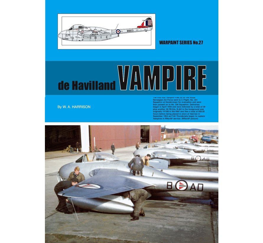 DeHavilland Vampire: Warpaint #27 softcover