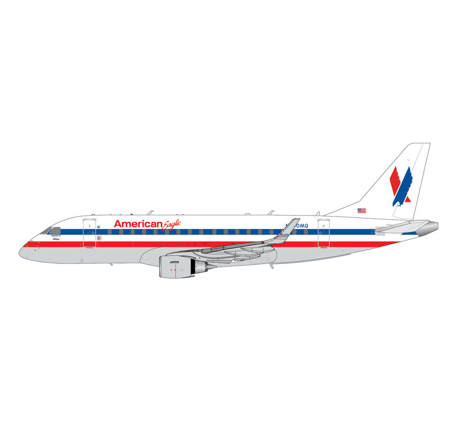 ERJ170-1000STD American Eagle retro N760MQ