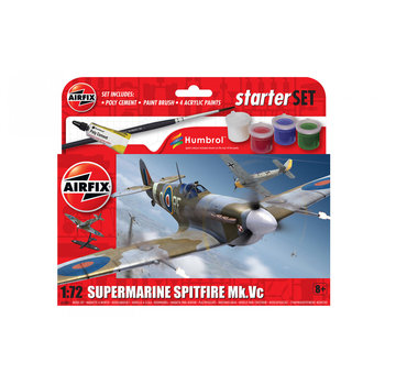 Airfix Spitfire Mk.Vc Small Beginners Set 1:72 NEW TOOL