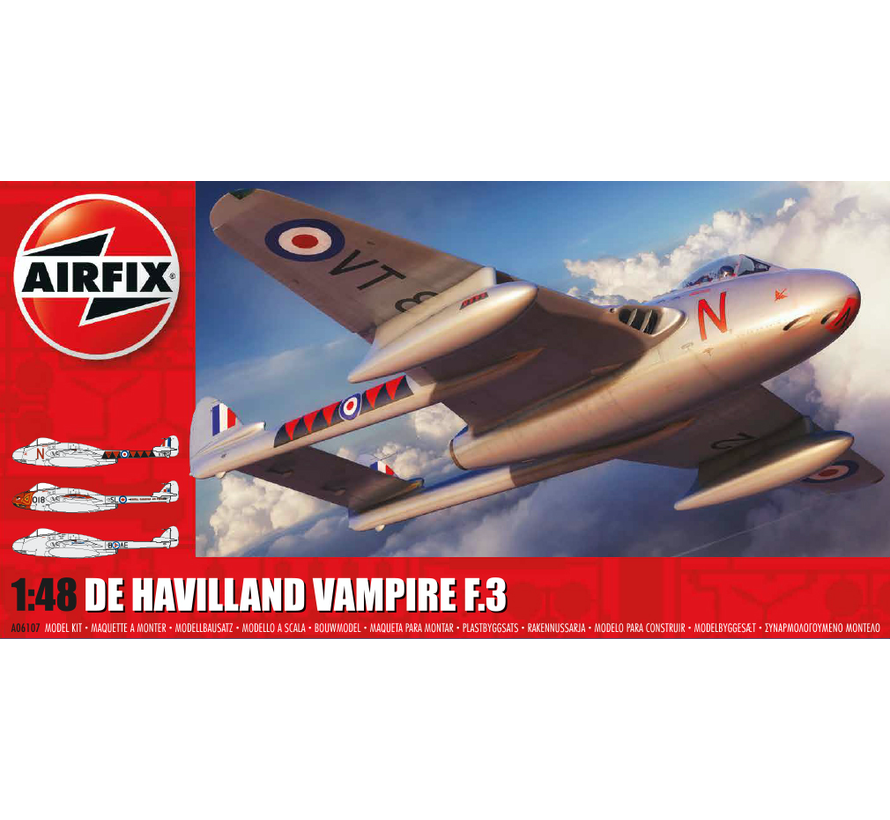 DeHavilland Vampire F.3 1:48 New tool 2022