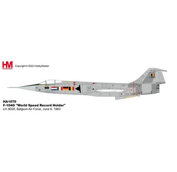 Hobby Master F104G Starfighter Belgian AF 9028 World Speed Record 1:72 +Preorder+