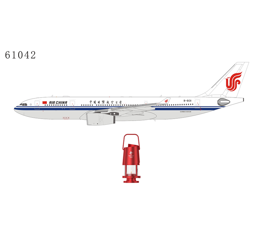 A330-200 Air China Winter Games 2022 Olympic flame B-6131 1:400