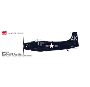 Hobby Master AD3 Skyraider VMA121 US Marine Corps AK-21 1:72 +preorder+