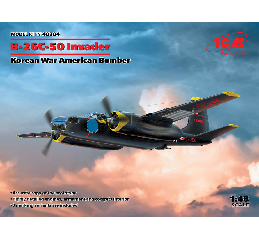 B26C-50 Invader- Korean War American Bomber 1:48