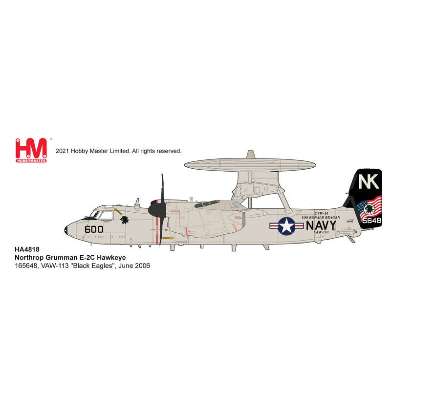 E2C Hawkeye VAW-113 Black Eagles NK-600 CVW-14 1:72 +preorder+
