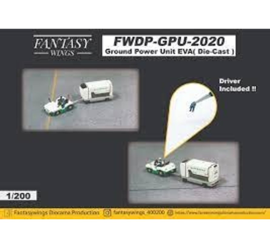 Ground  Power Unit GPU EVA Air 1:200 (driver included) +preorder+