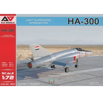 A&A Helwan HA-300 Light Supersonic Interceptor 1:72