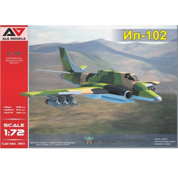 A&A Ilyushin Il-102 Experimental ground-attack aircraft 1:72