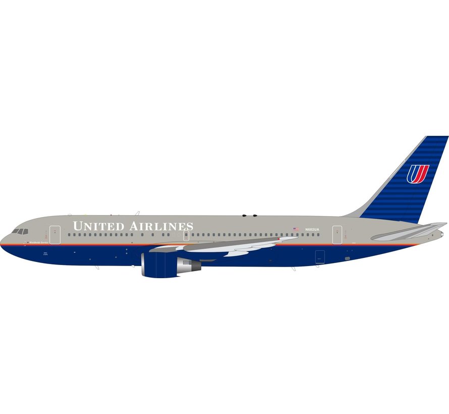 B767-200 United Airlines grey livery N602UA 1:200 +preorder+