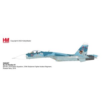 Hobby Master Su33 Flanker D RED 84 2AS 279th Shipborne FAR Russian Navy 1:72