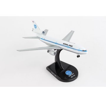 Postage Stamp Models DC10 PAN AM black titles 1:400 with stand