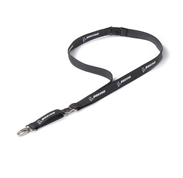 Boeing Store Lanyard Boeing Carbon Fibre Woven