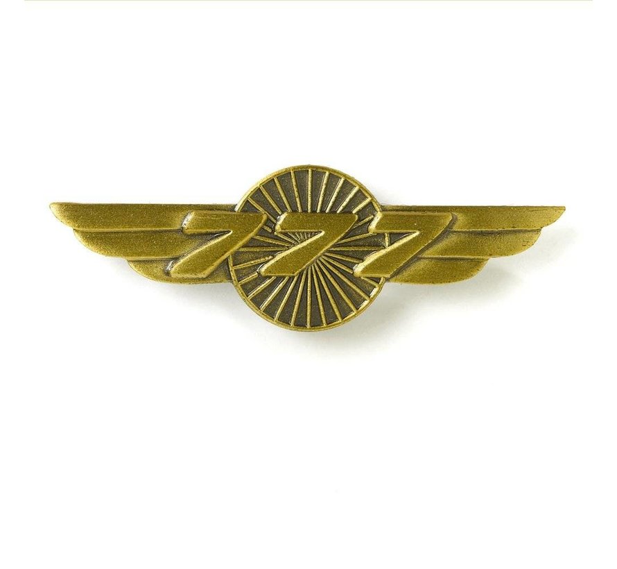 Pin 777 Wings Bronze 1 1/2"