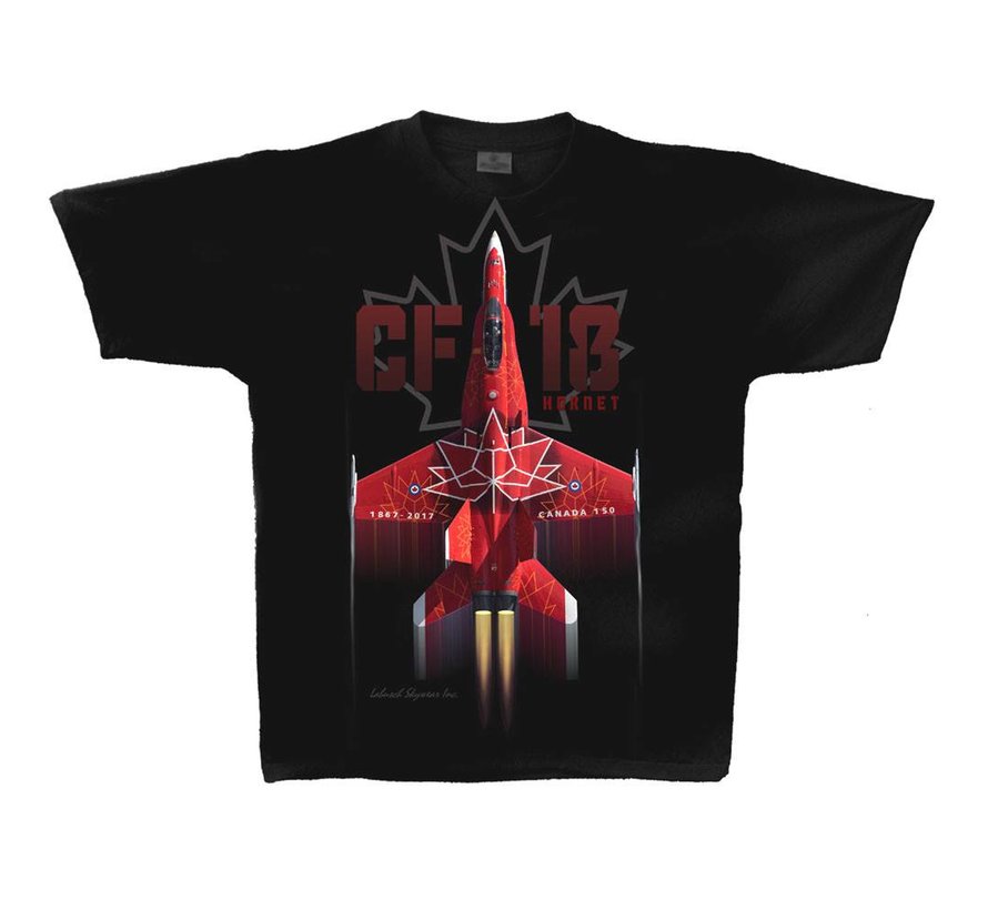 Canada 150 CF18 Hornet Adult T-Shirt