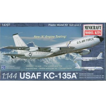 Minicraft Model Kits KC135 USAF New tool "A" Engine 1:144