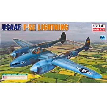 Minicraft Model Kits F5E Lightning (P38) USAAF 1:48